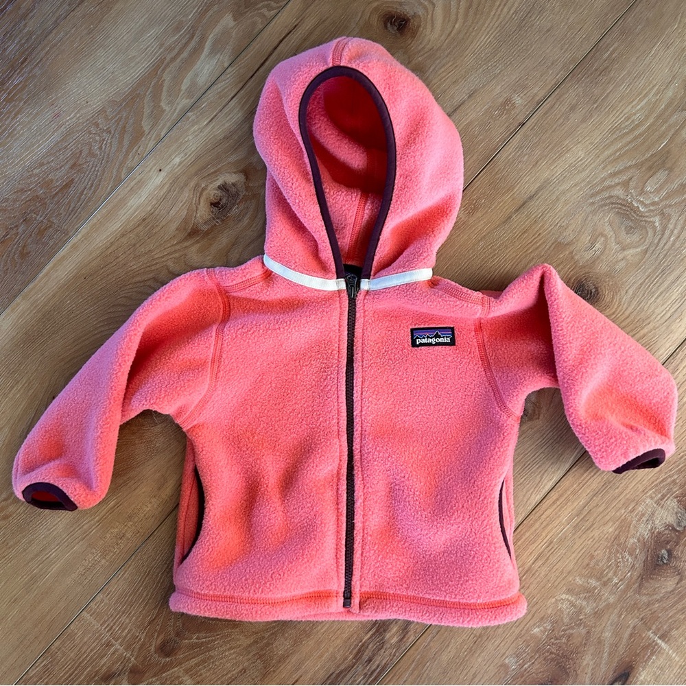 Patagonia baby fleece zip jacket